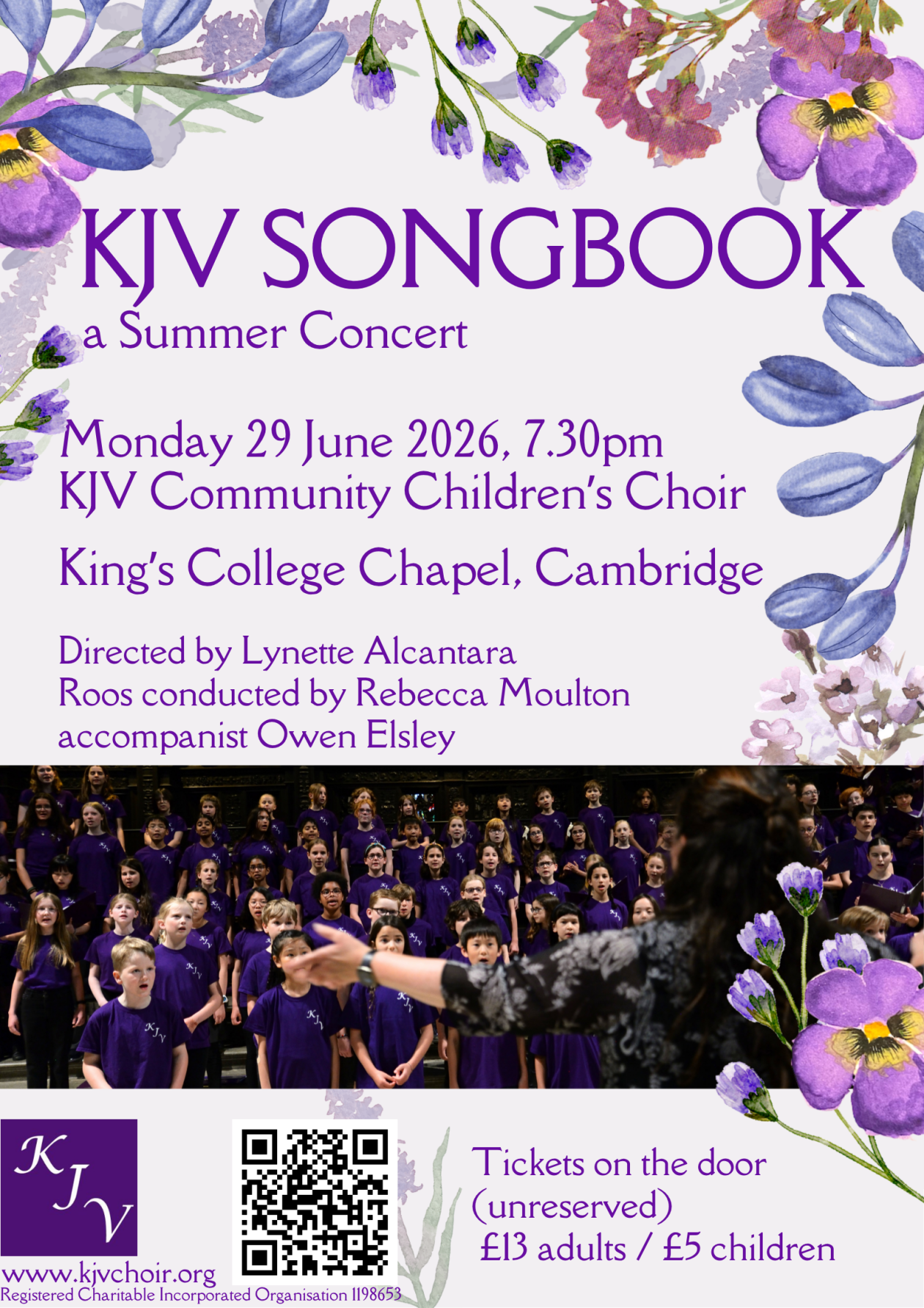 KJV Songbook – Summer Concert